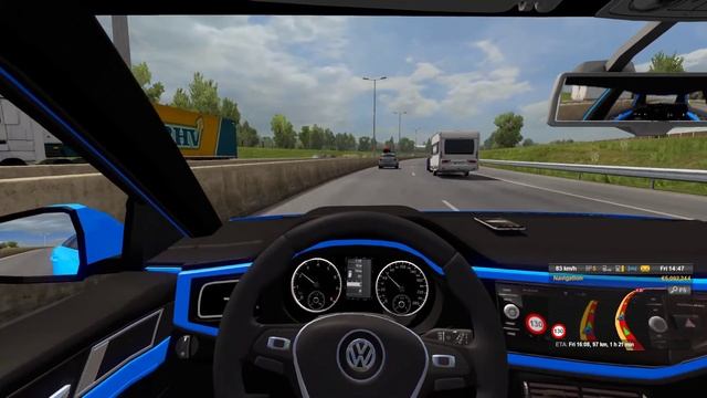 A quick drive in the Volkswagen Polo R-Line | ETS2 смотреть онлайн