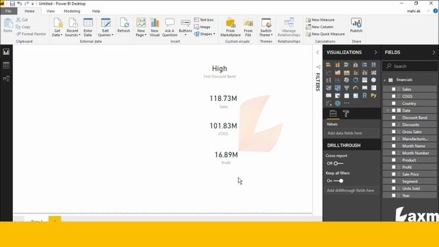 how to create card visual in power bi desktop | power bi desktop cards смотреть онлайн