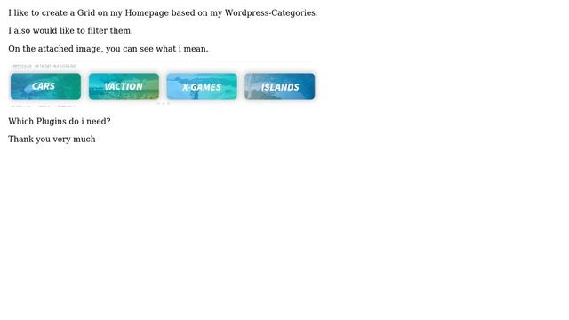 Wordpress: Wordpress Categories as a Grid смотреть онлайн