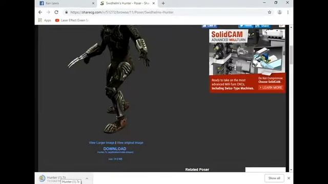 How to load Poser content into DAZ3D смотреть онлайн