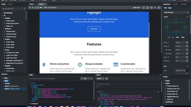 Bootstrap Studio心得分享 | 網頁前端UI開發利器 смотреть онлайн