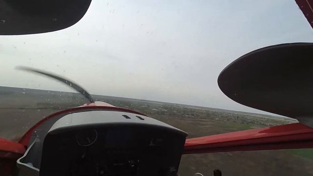 Полет на ультралайт самолете Аеропракт А-32 Aeroprakt A-32 Foxbat взлет и пилотирование Part1 смотреть онлайн
