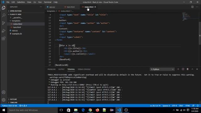 Flask Blog | Coding with Marcus смотреть онлайн