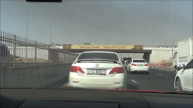 My daily driving route from Dubai to Ajman смотреть онлайн