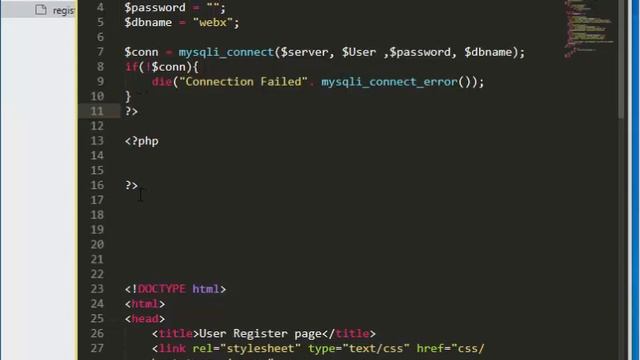 Make a php user register page смотреть онлайн