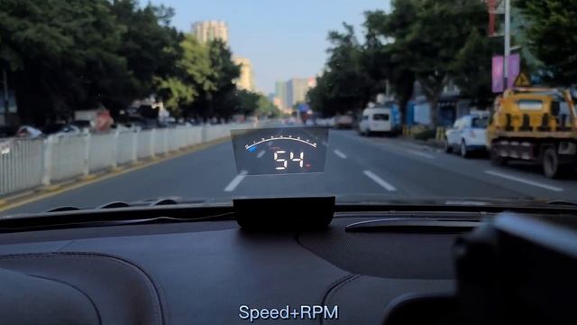 WiiYii Car HUD Heads-up display M6S model work to OBD2 cars easy install смотреть онлайн