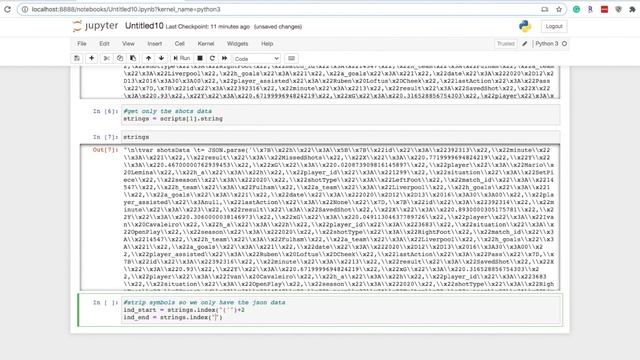 How to scrape Understat for football data in Python with requests and BeautifulSoup смотреть онлайн