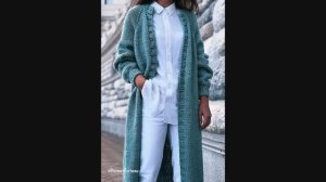 Модные вязаные кардиганы спицами. Тренды женских кардиганов. Идеи для вдохновения!