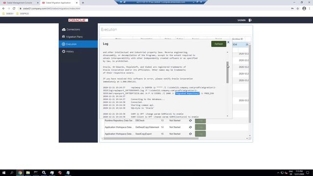 Siebel 20/21 Migration Application - Full Synchronous RR Migration смотреть онлайн