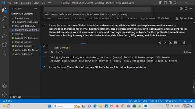 Unleashing the Power: Working of custom ChatGPT chatBot Assistant смотреть онлайн