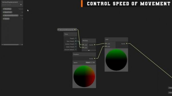 2 Simple Vertex Displacement Shaders in ShaderGraph | Unity Tutorial