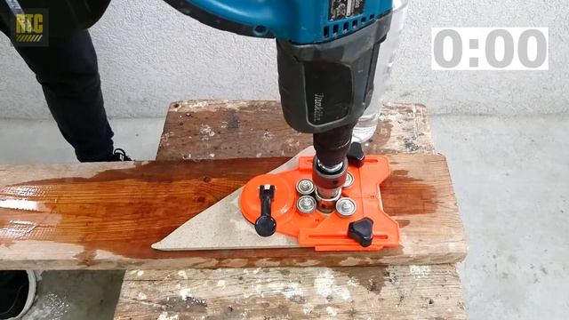 Using Diamond Core Drill Bit Set for Drilling into Ceramic Tile, Glass, Porcelain and Marble смотреть онлайн