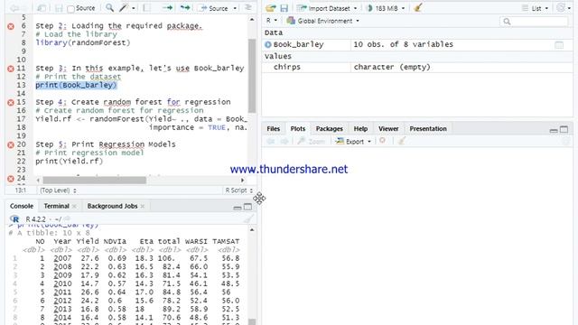 Random Forest Regression in Rstudio смотреть онлайн