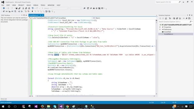 Export SQL Server Tables from Database to Excel File Dynamically in SSIS Package- SSIS Part 166 смотреть онлайн