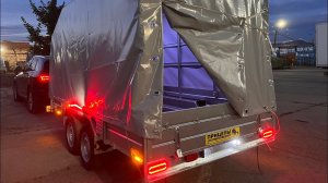 Дооборудование легкового прицепа ВЕКТОР ЛАВ 81013Е с зауженной колеей