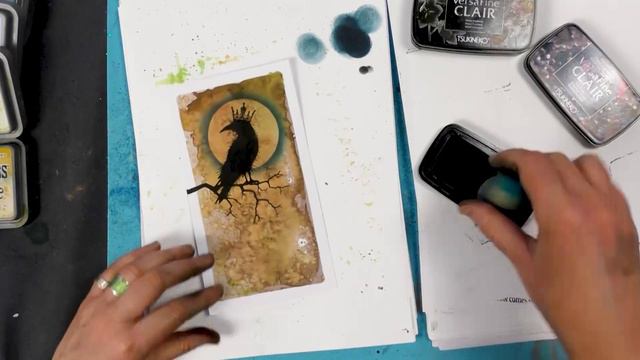 Drake the Crowned Crow - A Lavinia Stamps Tutorial смотреть онлайн
