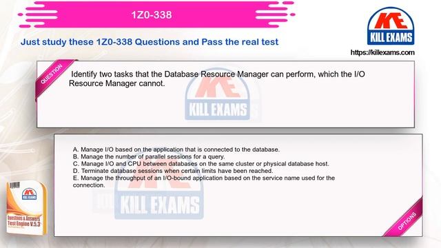 Oracle 1Z0-338 dumps and vce exam simulator смотреть онлайн