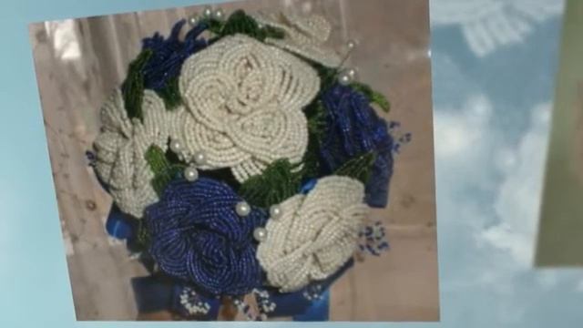 Свадебные букеты из бисера смотреть онлайн