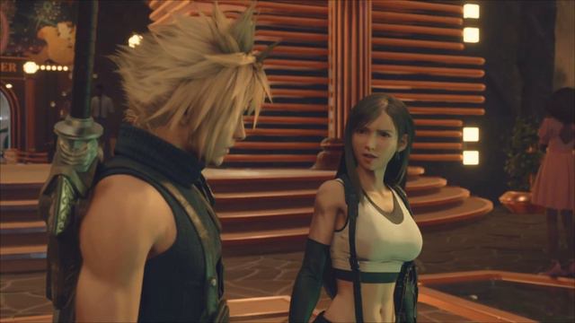 FINAL FANTASY 7 REBIRTH: Tifa and Aerith date with Cloud in Golden Sauce chapter 8 смотреть онлайн