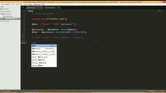 PHP PDO - Login Register - user list - 3.de смотреть онлайн