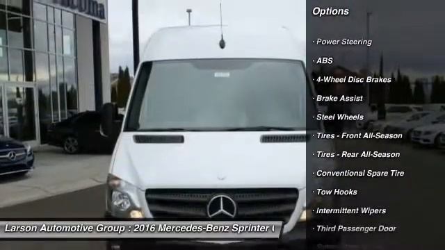 2016 Mercedes-Benz Sprinter Cargo Vans Puyallup WA M2150 смотреть онлайн