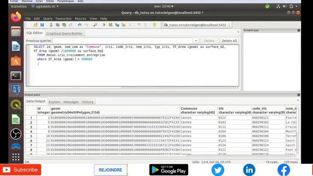 Requêtes SQL Postgis - Partie1 смотреть онлайн