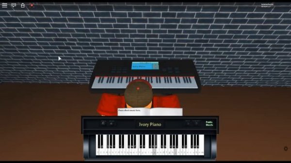 Frolic - Curb Your Enthusiasm by: Luciano Michelini on a ROBLOX piano.