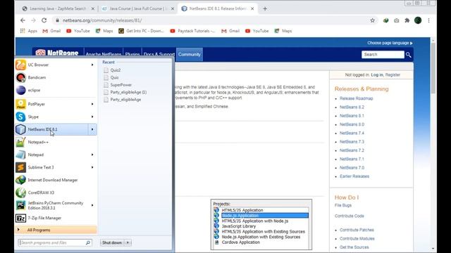 java programming how to install a jdk and netbeans ide смотреть онлайн