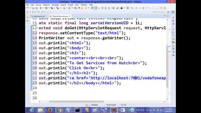 Adv Java || "Request Redirection in Servlets"|| by Nagoor Babu Sir смотреть онлайн