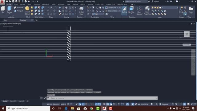 How to Model a window blind in AutoCAD 2020 смотреть онлайн