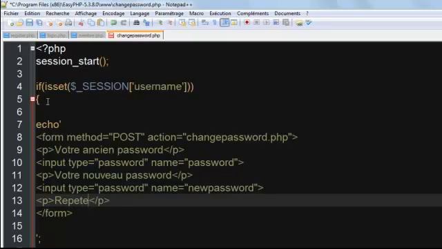 Tutoriel php-mysql(formulaire d'inscription:changer de password part2) | By NewDzign смотреть онлайн