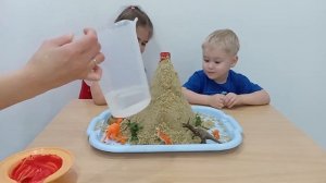 Эксперимент Извержение Вулкана. Опыты и эксперименты для детей. Познавательное и смешное видео