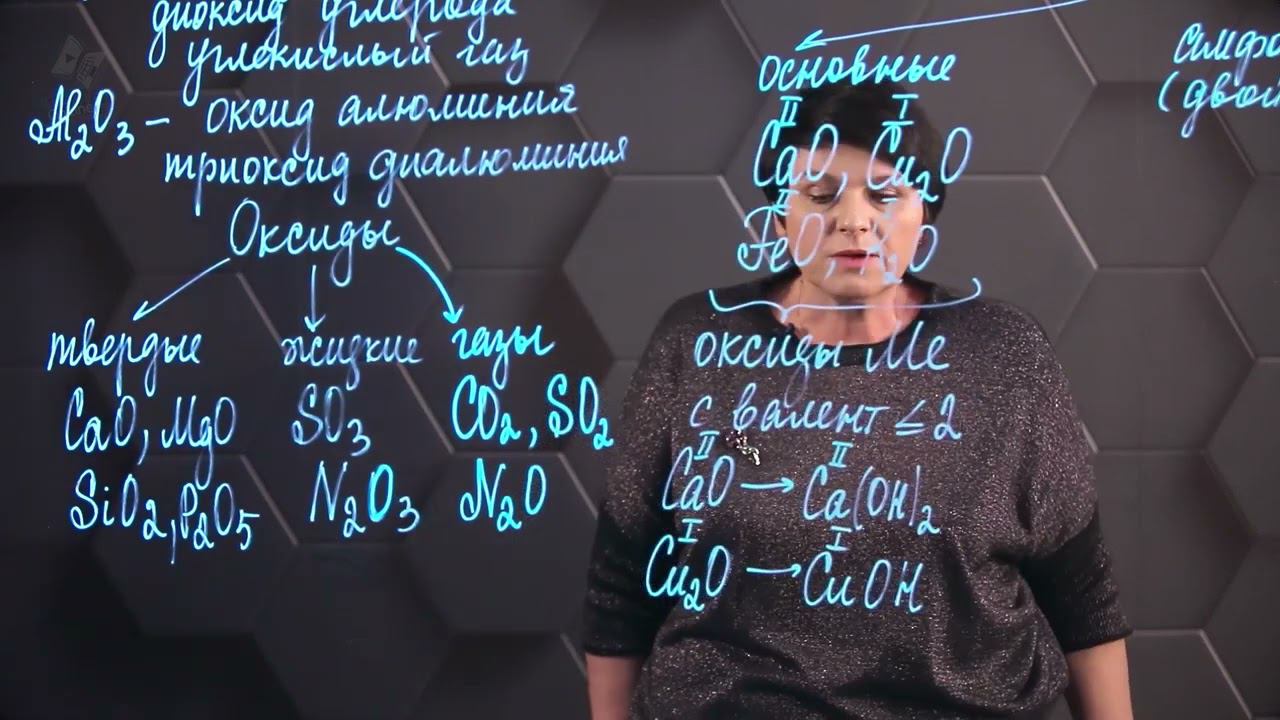 Оксиды. 1 часть. 8 класс. смотреть онлайн