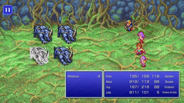 FINAL FANTASY II PIXEL REMASTER FR ANDROID: Boss 10: Les Rhinofuros смотреть онлайн