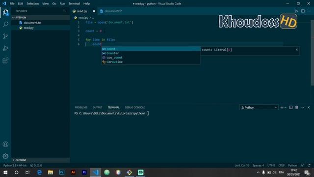 [PYTHON] CONNAITRE LE NOMBRE DE LIGNES D'UN FICHIER смотреть онлайн