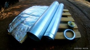 Дымоходная сэндвич труба.