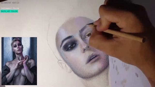 Speed Drawing: Stefania Ferrario смотреть онлайн