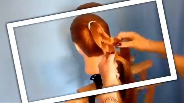 Прическа. Коса 5-прядная. Не возможно не влюбиться))) смотреть онлайн