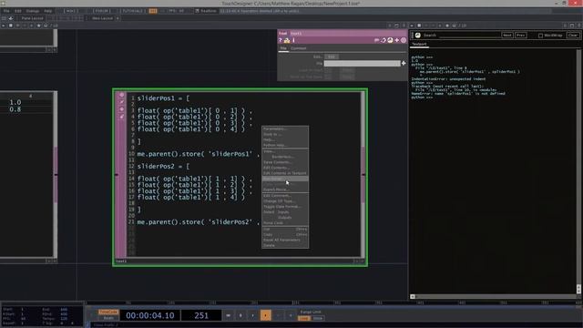 THP 494 & 598 | Python Lists | TouchDesigner смотреть онлайн