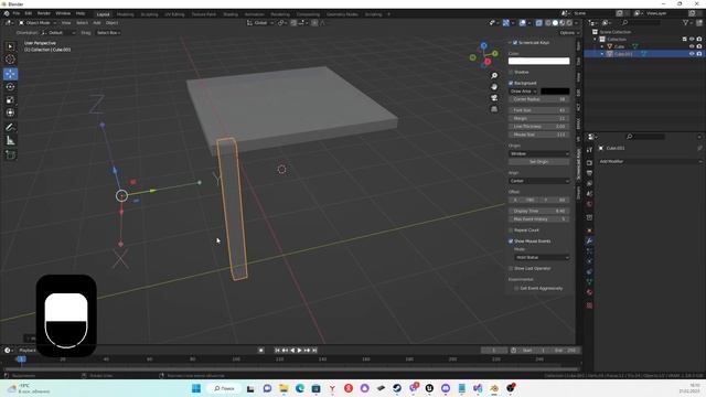 Модификатор Mirror в Blender
