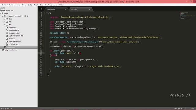 php facebook sdk 4 - start, FacebookSession, login, request, response, graph смотреть онлайн