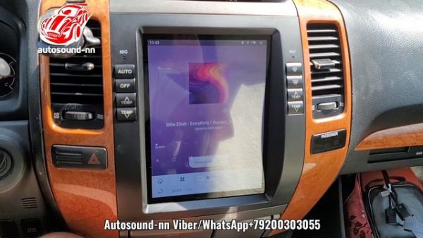 Магнитола Tesla Style Lexus GX470 IPS/4G/Carplay/DSP 10.1"(8 ядер 8/128) android 10