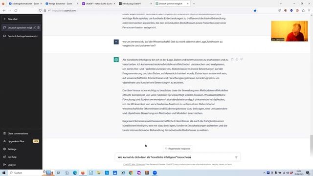 Ist Künstliche Intelligenz wirklich Intelligenz oder Ettikettenschwindel? Mein Dialog mit ChatGP смотреть онлайн