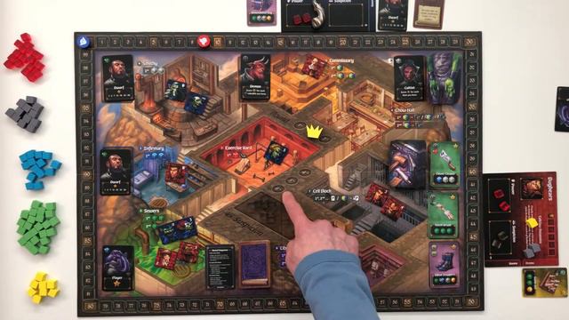 Review & How to Play ➤ Lockup: A Roll Player Tale【ツ】Hidden Information, Bluffing, Worker Placement смотреть онлайн