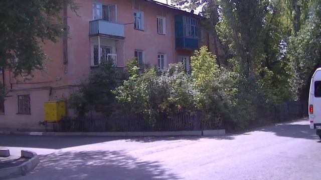 Тараз(Джамбул) Видеопанорама у кольцевой конечной остановки за ЖД Вокзалом смотреть онлайн