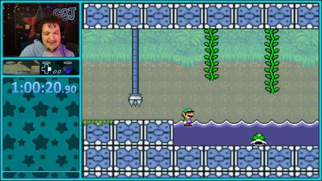 This boss is BROKEN | SMW hack race! смотреть онлайн