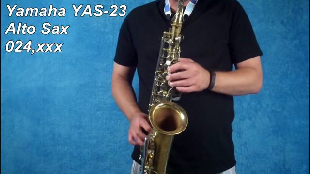 Yamaha YAS 23 Alto Sax 024xxx смотреть онлайн