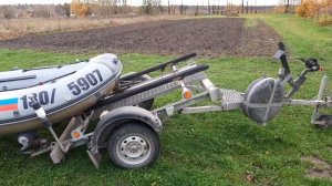 Тюнинг Курганского лодочного прицепа 8213 03,  часть 1