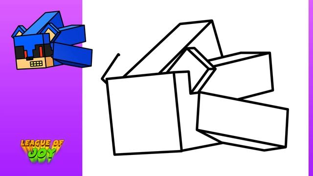 How to DRAW SONIC EXE MINECRAFT - Sonic The Hedgehog смотреть онлайн