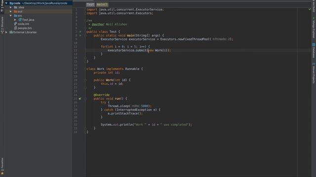 20 Пул потоков Thread pool смотреть онлайн
